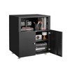 Vynxaria 1-File Door Mobile Lateral Filing Cabinet with Open Shelf for Letter, Legal, and A4 Size Files. - 2 of 4