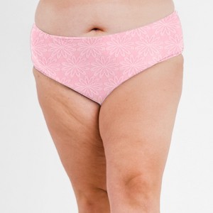 Calypsa Women's Full Coverage Bikini Bottom Plus Size - 1 of 4