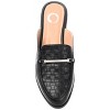 Journee Collection Womens Rubee Slip On Round Toe Mules Flats - 4 of 4