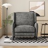 KTMBDW Fabric Recliner Sofa Push Back Recliner Chair Adjustable Modern Single Reclining Chair Upholstered Sofa for Living Room, Bedroom, Home Theater - 2 of 4