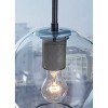 Cordunn Glass Pendant Clear/Black - Signature Design by Ashley: Industrial Design, UL Listed, Metal Body - 3 of 4