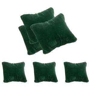Unique Bargains Delicate Jewelry Storage Display Velvet Bracelet Watch Pillow 3.5"x3.1" 6 Pcs - 1 of 4