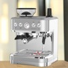 Stainless Steel Silver Espresso Machine with Bean Grinding, Conical Burr Grinder, Press-Touch Grinding System, 15 Adjustable Grind Settings - 4 of 4