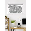 Trends International Netflix Stranger Things: Season 5 (2025) - Hawkins Map Framed Wall Poster Prints - 2 of 4