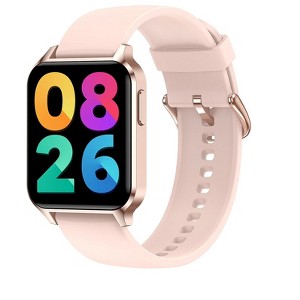 Letscom Smartwatch Health & Fitness Activity Tracker Hear Rate Monitor Large 1.52" Touch Screen Bluetooth IP68 Water Resistant For iOS & Android Z01 - 1 of 4