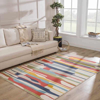 Hauteloom Southfields Colorful Modern Area Carpet