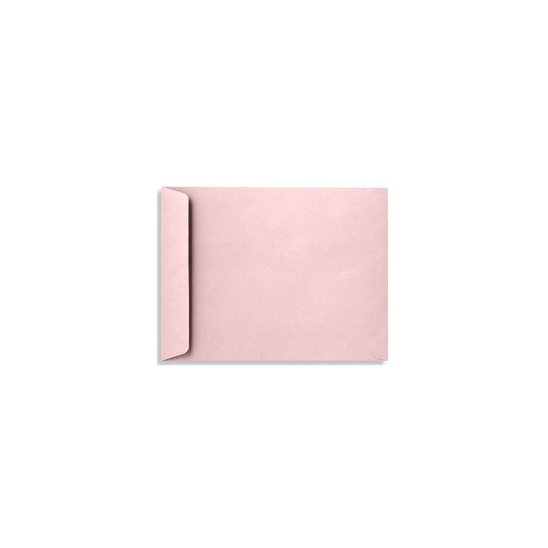 LUX 10" x 13" 70lbs. Open End Envelopes Candy Pink 50/Pack EX4897-14-50, 1 of 2