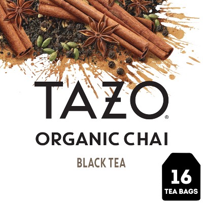 Tazo Organic Chai Black Tea - 16ct : Target