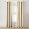Lush Décor Scalloped Edge Lace Border Window Panel Neutral/Off White Single 52x84 - 2 of 4