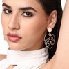 SOHI Women's California Gold Party Drop Earring - 4 of 4