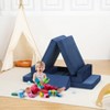 Modular Kids Play Couch, Kids Sofa 8PCS Nugget Couch for Kids Building Fort, Toddler Play Foam Convertible Couch for Boy & Girl - 4 of 4