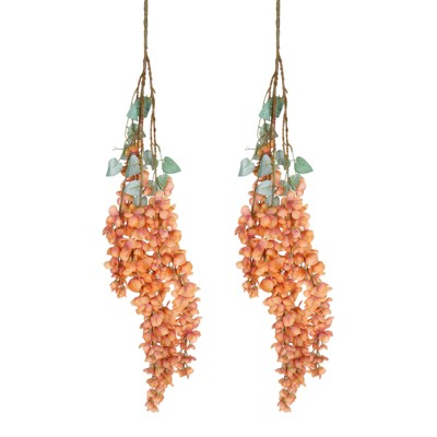 Unique Bargains Fake Hanging Vine Silk Flower Artificial Garland for Home Garden