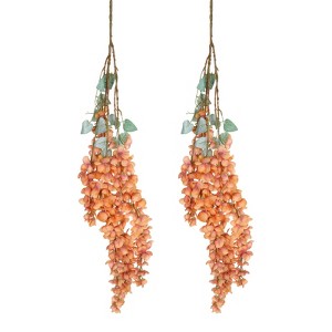 Unique Bargains Fake Hanging Vine Silk Flower Artificial Garland for Home Garden - 1 of 4