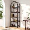 NicBex Bookshelf with Display Shelves & Metal Frame Bookcases for Living Room Home Office - 2 of 4