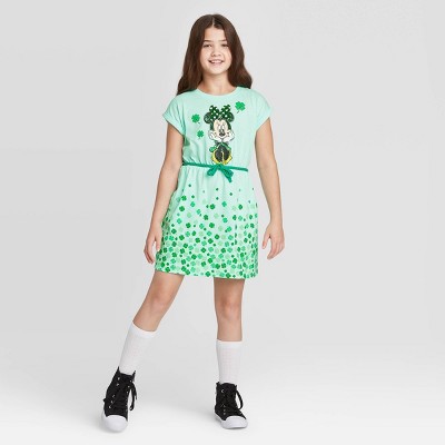 minnie mouse green dress