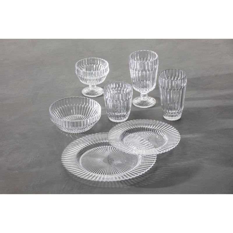 6pk 10oz Archie Footed Dessert Bowls Clear - Fortessa Tableware Solutions, 4 of 5