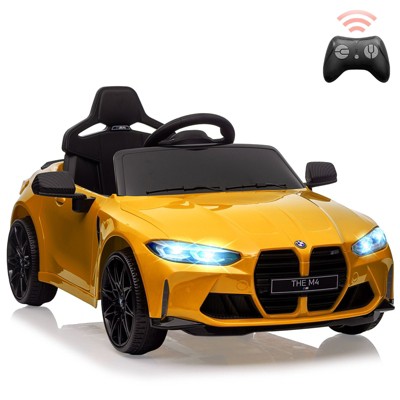 Acekool 12V Toddler Electric Sports Car Ride-On with Remote, 3 Speeds, LED Lights & Suspension