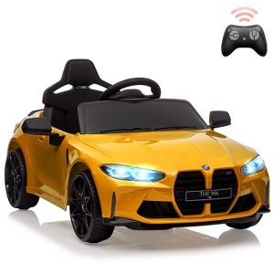 Acekool 12V Toddler Electric Sports Car Ride-On with Remote, 3 Speeds, LED Lights & Suspension - 1 of 4