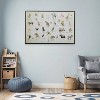 HomeRoots Jungle Animals Alphabet Black Floater Frame Wall Art - 2 of 4