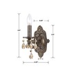 Crystorama Lighting Paris Market 1 - Light Sconce in  Venetian Bronze - 2 of 4