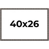 PosterPalooza | Deco Black Picture Frame - UV Acrylic, Backing Board, Hanging Hardware Included - 2 of 4