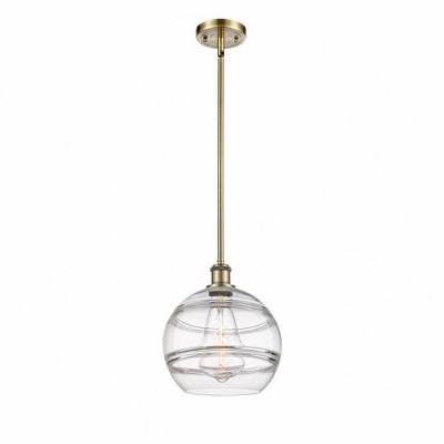 Rochester - 1 Light Stem Hung Mini Pendant In Industrial Style-11.63 Inches Tall and 10 Inches Wide