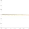 Black Bow Jewelry 1.45mm, 14k Yellow Gold, Diamond Cut Solid Cable Chain Necklace - 4 of 4
