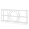 Resenkos Entryway Table, Console Sofa Table,70.9" Console Table, Narrow Sofa Table with 3 Tier Storage Shelves, & Walnut - 2 of 4