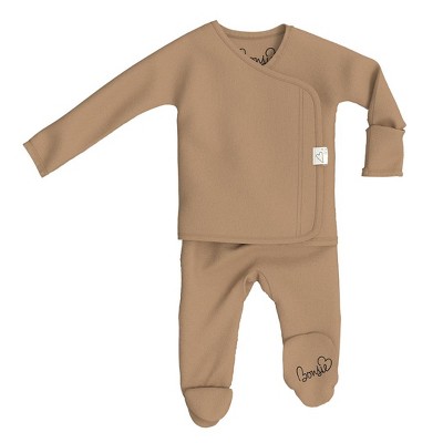 Bonsie Skin to Skin Babywear - Footie - Mocha