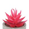 Unique Bargains Artificial Plants Mini 5-Tier Aloe in Pulp Plastic 1.97"x1.97"x3.94" 1 Pcs - 4 of 4