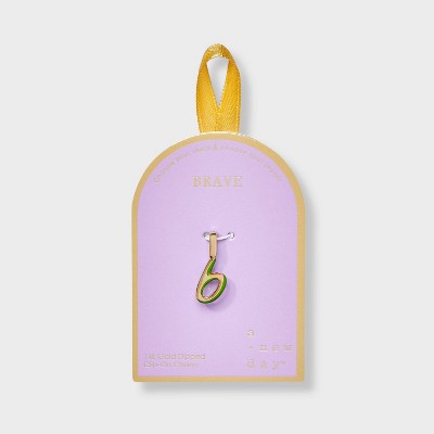 14K Gold Dipped Lower Case Letter Charm - A New Day™ Gold