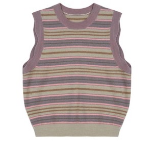 Girl Kids Striped Knitted Vest - JNBY - 1 of 2