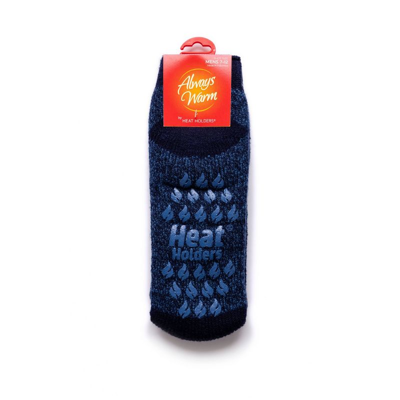 Always Warm by Heat Holders Men&#39;s Warmest Twist Ankle Socks - Navy 7-12, 5 of 6