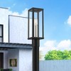 Livex Lighting Gaffney 1 - Light Post Light in  Black/Brushed Nickel - 2 of 4