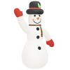 Aghana Digitals Multicolor Oxford Fabric LED Lighted Inflatable Snowman, 316.9" Tall with Quick - 3 of 4