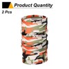 Unique Bargains Breathable Fishing Cycling Sunscreen Bandana Neck Gaiter Face Masks 2 Pcs - 3 of 4