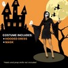Ghost Face Glamour Adult Costume - 4 of 4