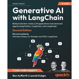 Generative AI with LangChain - Second Edition - 2nd Edition by  Ben Auffarth & Leonid Kuligin (Paperback) - 1 of 1