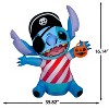 Gemmy Airblown Inflatable Stitch w/Pirate Costume Disney, 3 ft Tall, Multicolored - 3 of 4