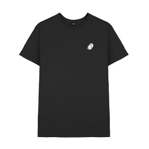 Dalix Ghost Embroidered Soft Cotton Short Sleeve T Shirt Mens - 1 of 4