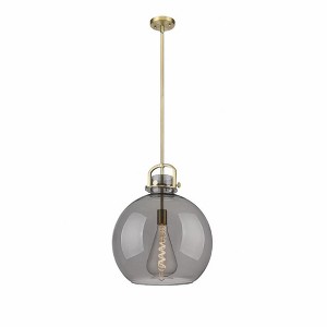 Newton Sphere - 1 Light Stem Hung Pendant In Industrial Style-21.38 Inches Tall and 16 Inches Wide - 1 of 1