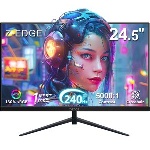 Z-EDGE 24.5" 1080P Full HD Gaming Monitor, 240Hz, 1ms (MPRT), VA Panel 350cd/m², HDR10, FreeSync - 1 of 4