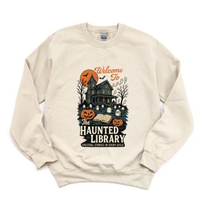 The Haunted Library -  Womens Sweatshirt - 1 of 3