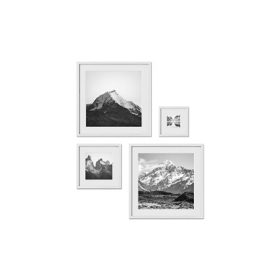 Haus and Hues Melrose Gallery Wall Frame Set with Real Glass and Mat