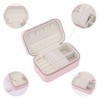 REGALWOVEN Faux Leather Mini Modern Earring and Ring Jewelry Box - 4 of 4