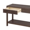 NicBex Modern Striped Design Console Table with Storage Drawers,Wooden Entryway Table for Corridor,Hallway,Living Room - 3 of 4