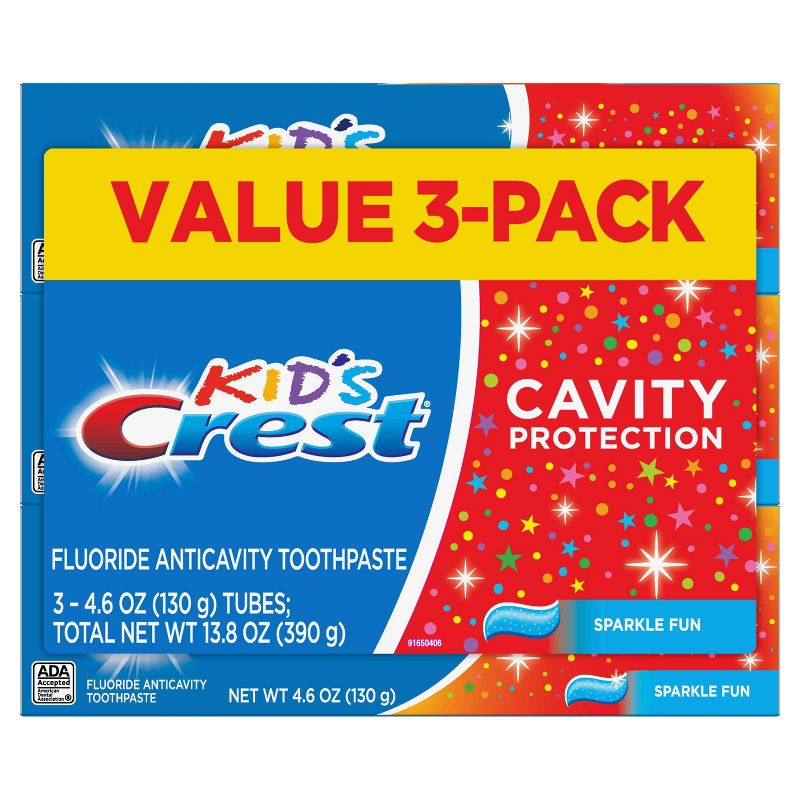 Crest Kid's Cavity Protection Sparkle Fun Flavor Toothpaste, 3 of 12