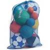 S&S Worldwide Spectrum Medium Mesh Drawstring Bags, Blue, 30inx20in - 2 of 3