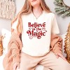 S.W.Smiley Believe in Magic Sparkle - Women's Short Sleeve Graphic T-Shirt - 3 of 4