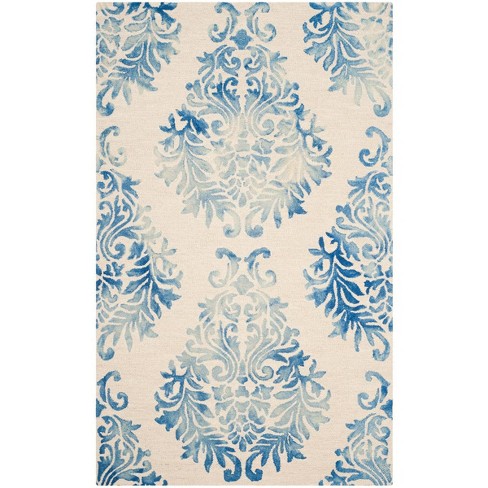 Safavieh Dip Dye Ivory & Charcoal 4' x 6' Rug